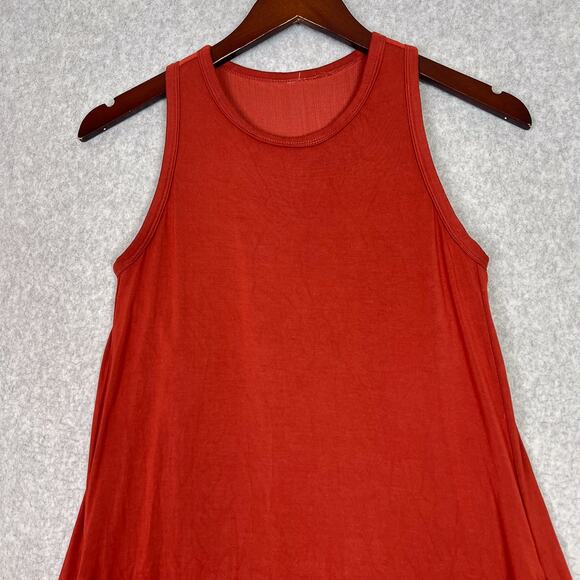 Shebird Terracotta The Tunic Tank Bra Dress Sz Small Build in Bra Pockets Casual - Picture 3 of 10